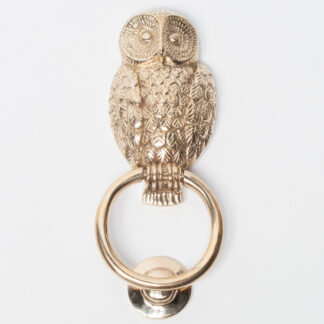 Owl Solid Brass Door Knocker