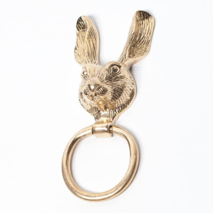 Hare Solid Brass Door Knocker 3