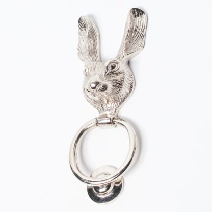 Hare Chrome Door Knocker 3