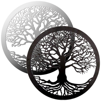Tree of Life Metal Decal Round 40cm 4891