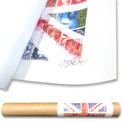 Union Jack Signed Print by Stampsee