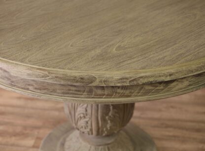 Rustic Washed 150cm Round Acorn Dining Table 3