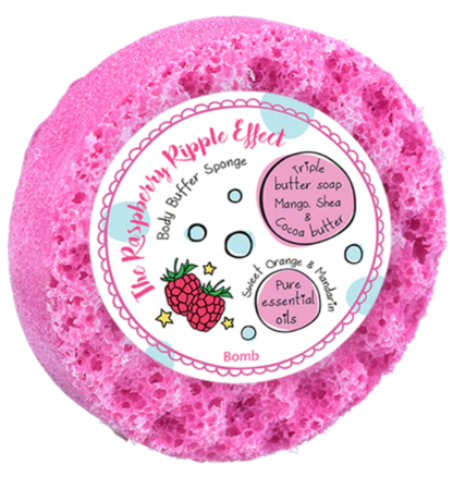 The Raspberry Ripple Effect - Shower Sponge