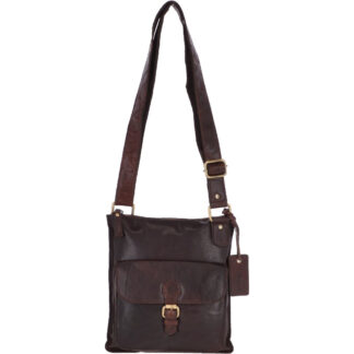 Ashwood Women's Vintage Small Leather Shoulder Bag Brandy – G20