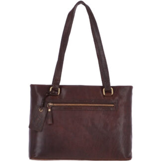 Women's Medium Vintage Leather Handbag – G26 Brandy