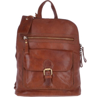 Women[s Vintage Small Vintage Leather Backpack – G25 Honey Tan