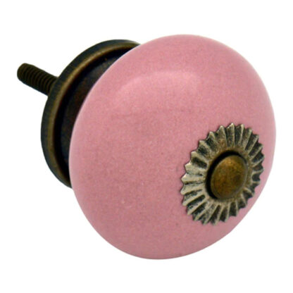 Ceramic Cupboard Knob Pink